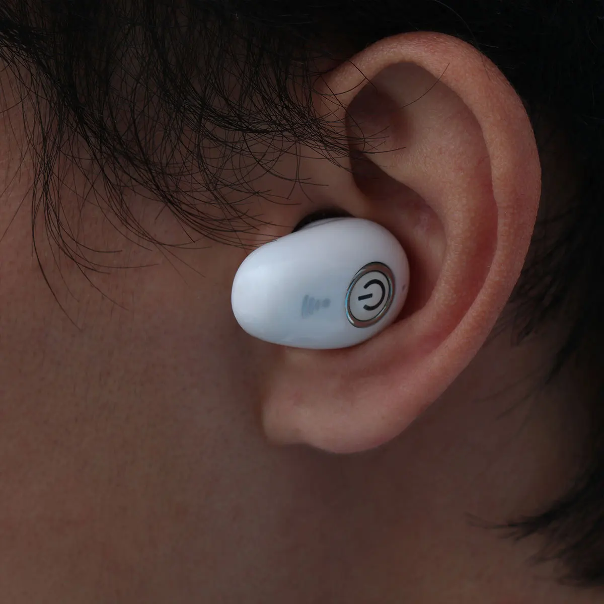 

1Pcs Mini Invisible Earphone White Single in-Ear Earbud Wireless Headphone Noise-Reduction Microphone Business