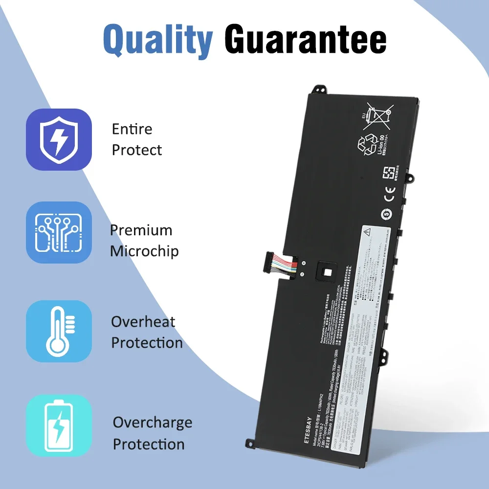 ETESBAY L19M4PH2 Laptop Battery For Lenovo Ideapad Yoga 9i (14)  9-14ITL5 82BG Yoga Pro 14c ITL 20215B10Z33896 L19C4PH2
