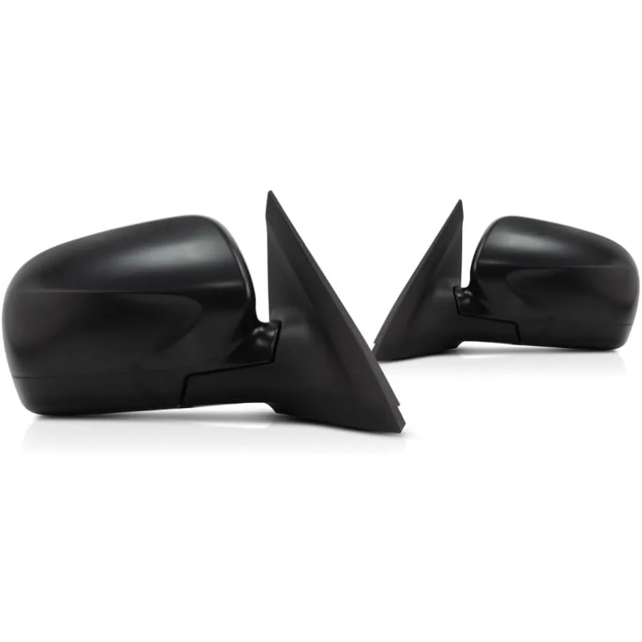 For Subaru Forester 2011 2012 2013 Door Mirror Driver and Passenger Side Pair Power NonHeated Textured Replacement for 91054SC0