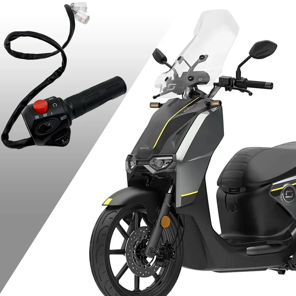 

For Super Soco CPX SocoCPX Motorcycle Start and Kill Switch NO/OFF Horn Button Commonly Open Electrical Converter