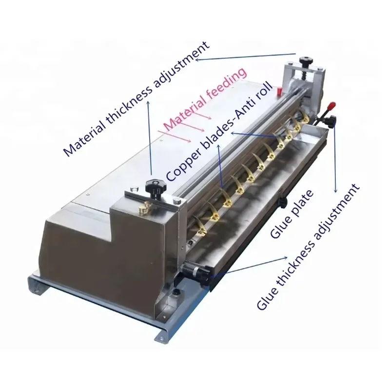 for Double100 Professional PVC Cardboard Hot Melt Paper Sticking and Gluing Machine
