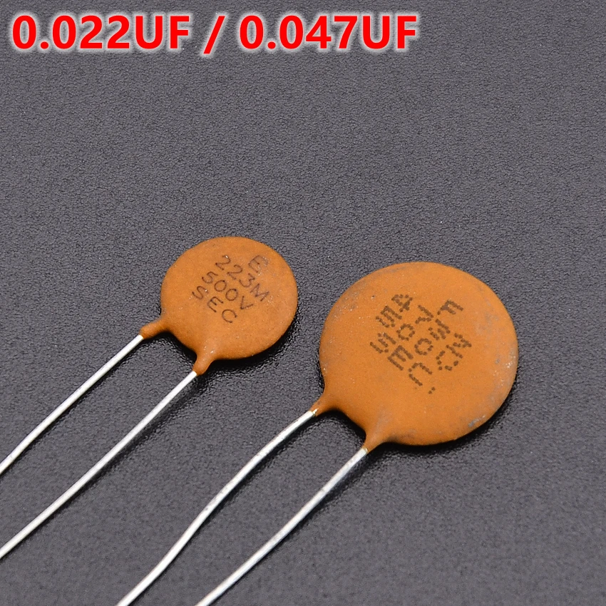 Genuine SEC 0.022UF / 0.047UF Ceramic Disc Cap (Capacitor)  for ST/SG/ LP/IBZ Electric Guitar TW(Origin)