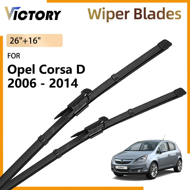 For Vauxhall Opel Corsa D 2006 - 2014 VXR 2013 2012 2011 2010 2009 2008 2007 Accessories Front Wiper Blade Windshield Windscreen