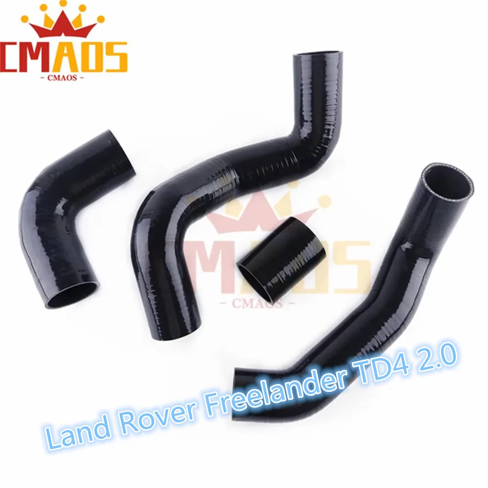 

Fit Land Rover Freelander TD4 2.0 Silicone Intercooler Boost Hose Kit 4-Ply Pipe Fit for TD-4 Engine