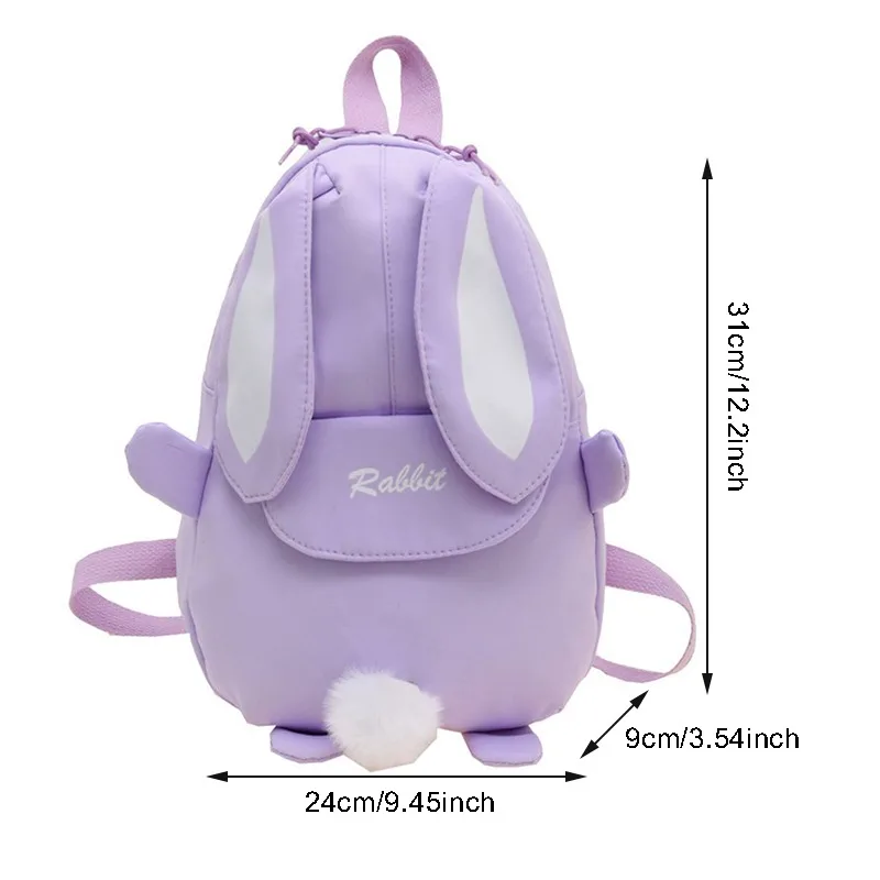 New Fashion Children School Bags Bunny Portable Backpacks Kids Travel Rucksacks Cute Boys Girls School Book Backpack Schoolbags