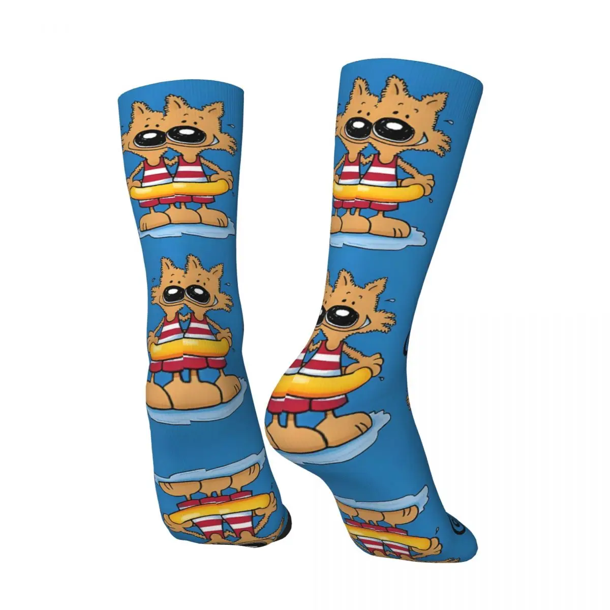 Hip Hop Vintage Summer Crazy Men's compression Socks Unisex G-Guy Foxs Street Style Pattern Printed Funny Novelty Happy Crew