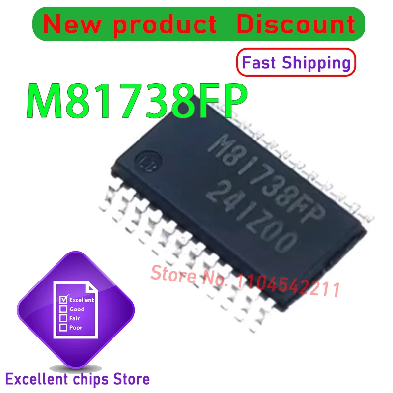 

(5-10piece) 100% New M81738FP M81738 SSOP24 Chipset