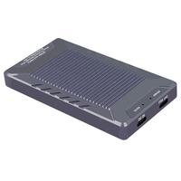 M.2 NVME SATA NGFF SSD Enclosure Dual Disk USB3.2 Dark Gray Aluminum Alloy 10Gb Mobile Storage Hard Drive Box