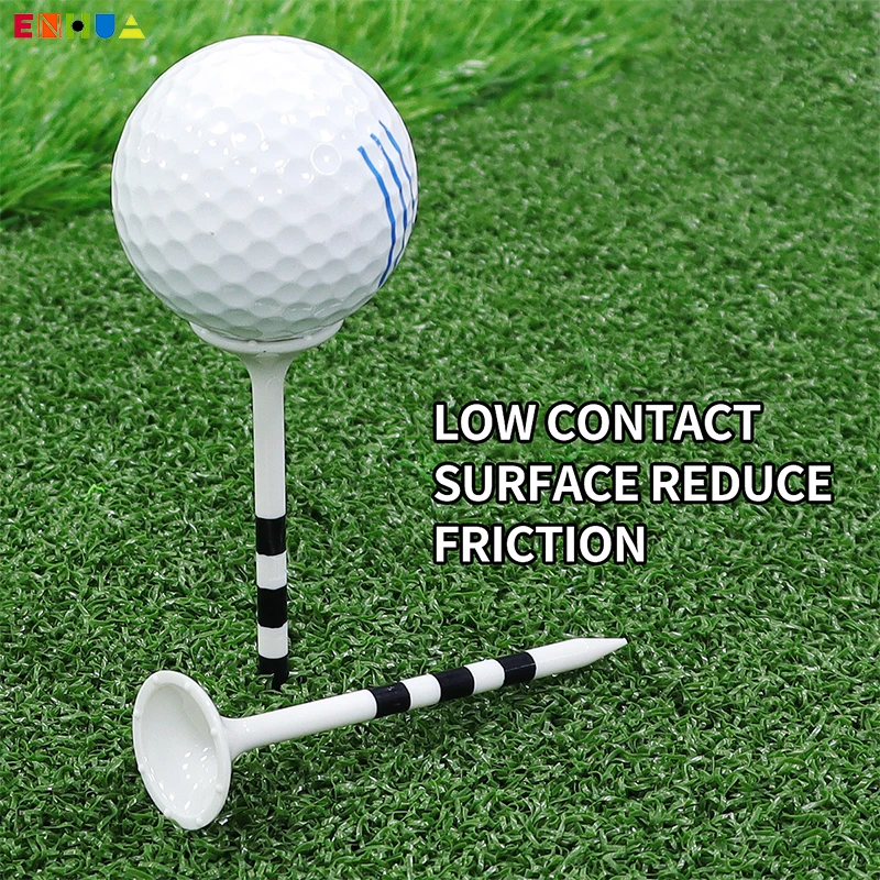 New Design Super Big Cup Custom Wholesale Golf Ball Holder Practice Golf Tees for Driving Range Mat 50pcs Golf Tees Plastic