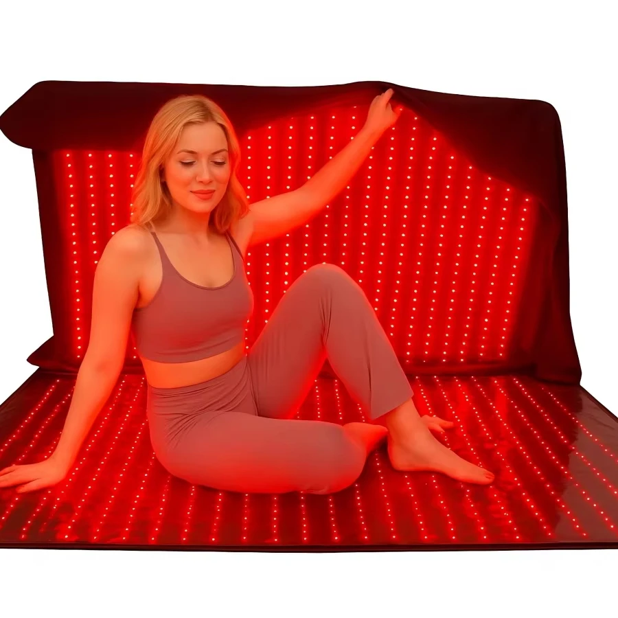 

Shanglaite 2700pcs LED 660nm 850nm Red Light Therapy Infrared Sleeping Bag Full Body Home Use Commercial Phototherapy Blanket