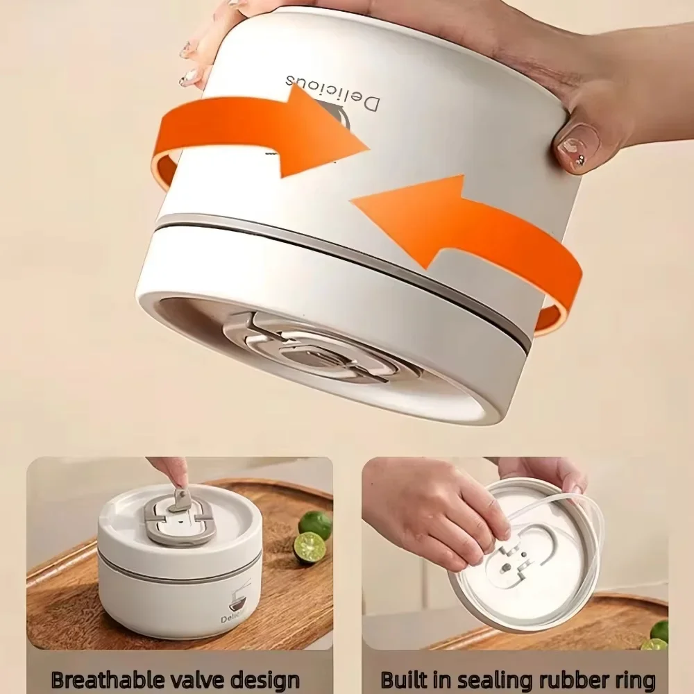 Insulated lunch box office worker portable lunch box microwave heatable multi-layer stainless steel student lunch box with meal