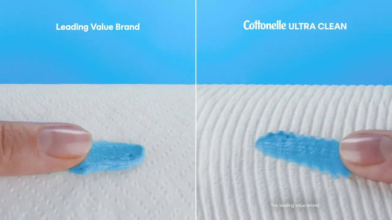 Ultra Clean Toiletpapier, Sterk Toiletpapier, 24 Mega Rollen