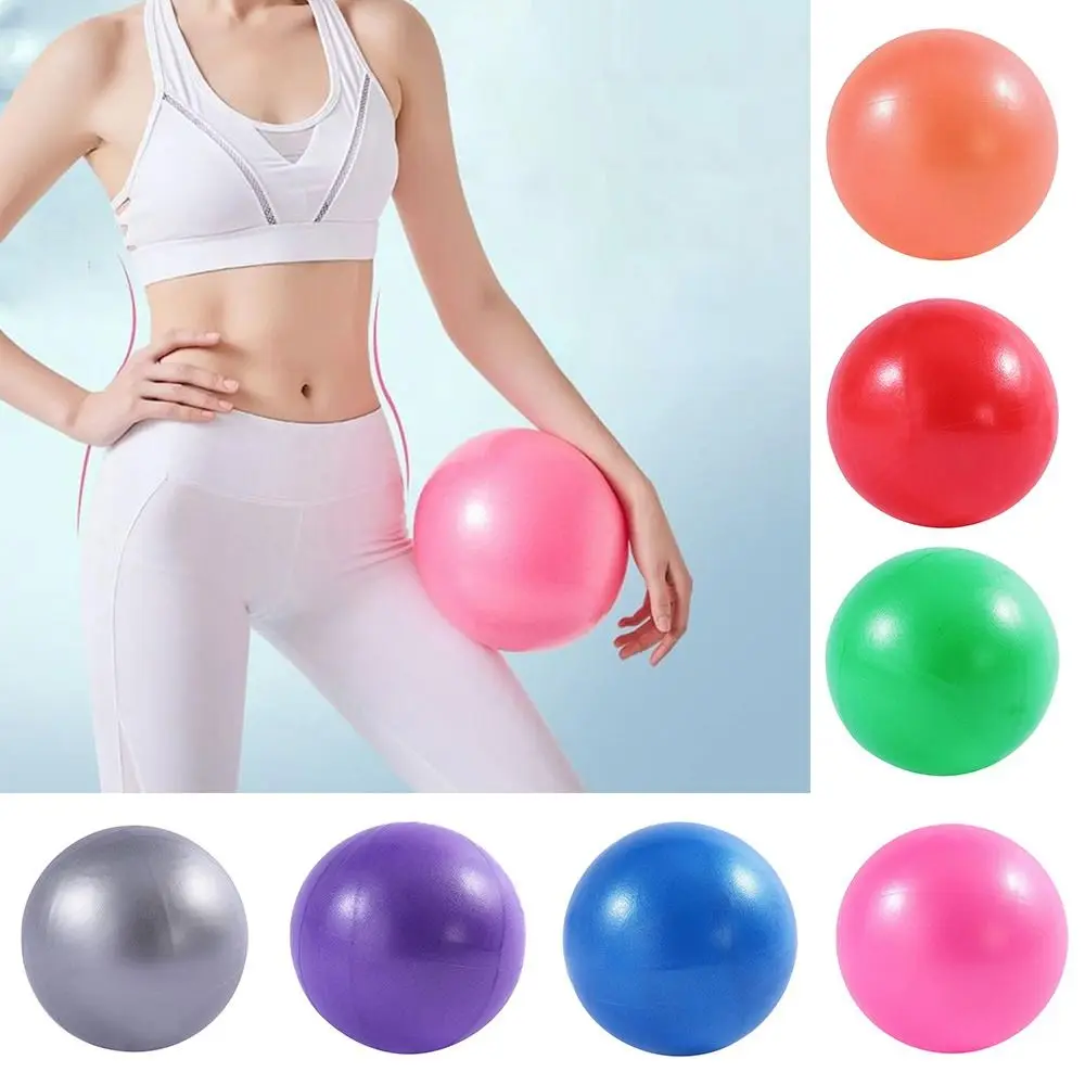 Easy Inflation Indoor Yoga Ball Fitness PVC Pilates Exercise Gym Ball Balance & Stability Anti Burst Exercise Balls