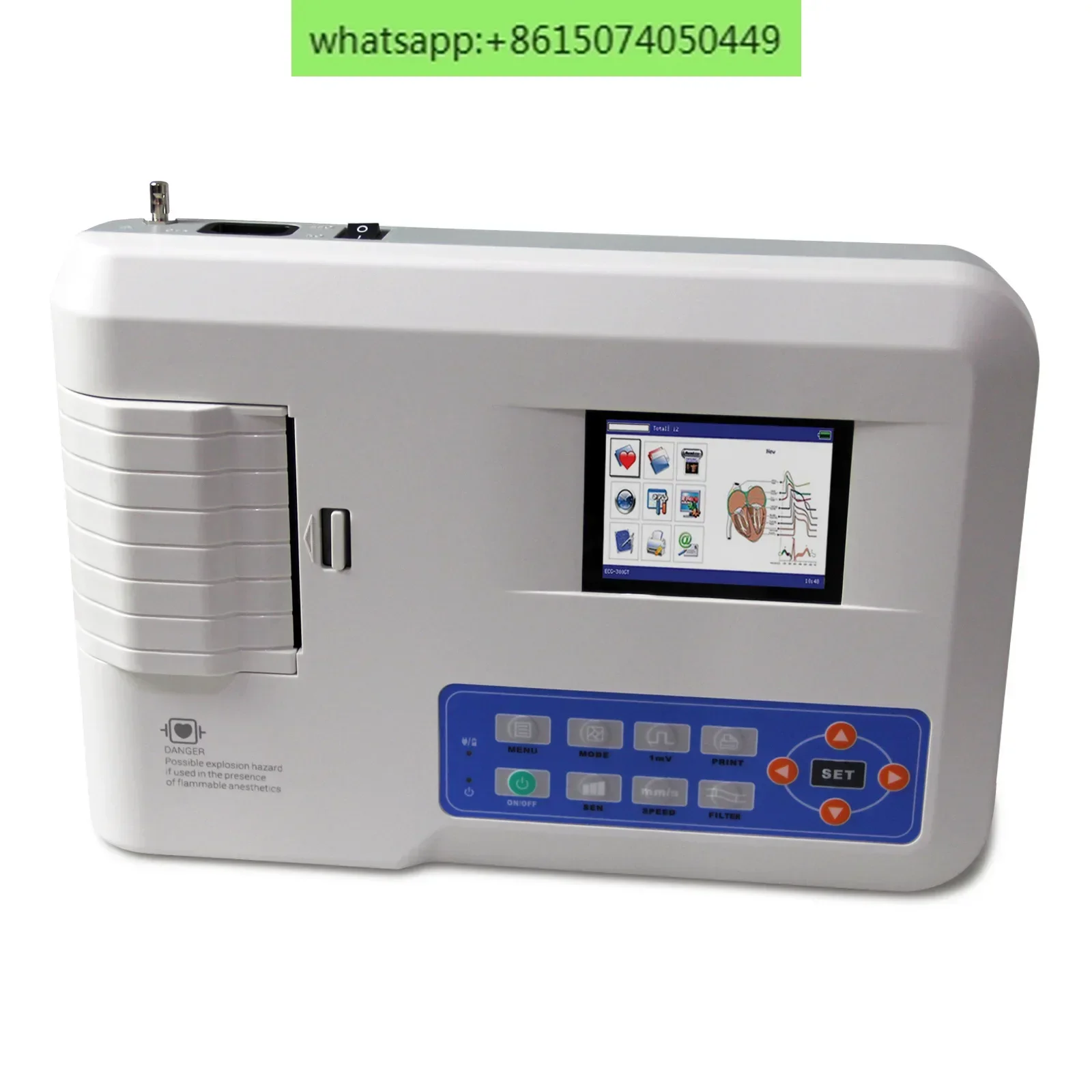 Pet electrocardiogram machine detector cat and dog three-channel electrocardiogram machine