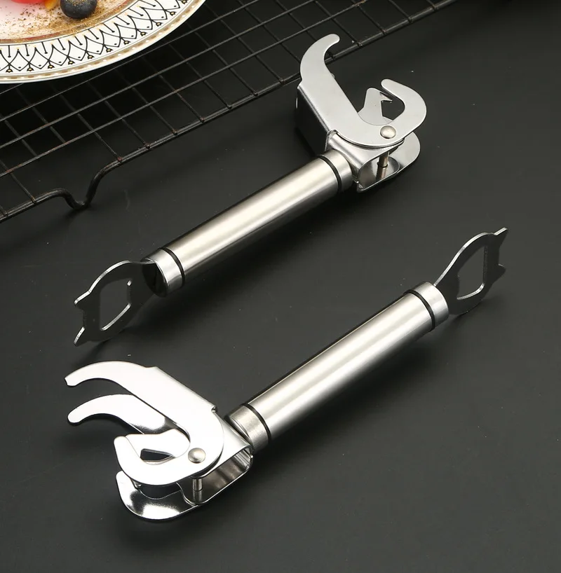 2 In 1 Stainless Steel Anti-Scald Clip,Bottle Opener,Multipurpose Bowl Dish Pot Holder,Anti-Hot Clip Lifter Kitchen Accessories view 5