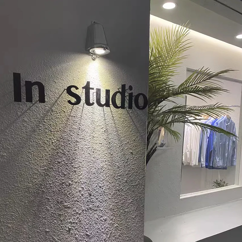 Outdoor spotlight loft retro industrial style clothing store entrance sign light wall light coffee exterior wall single head wal