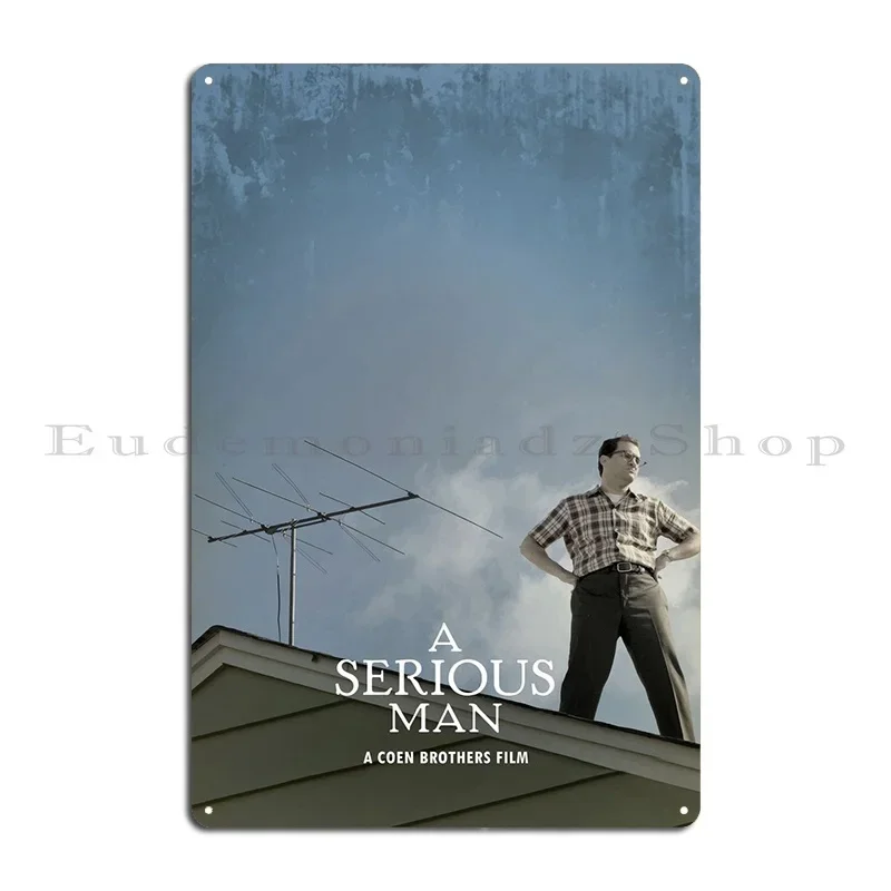 Plaque métallique d'un homme sérieux, créer des Plaques de Garage, affiche en étain pour cinéma maison