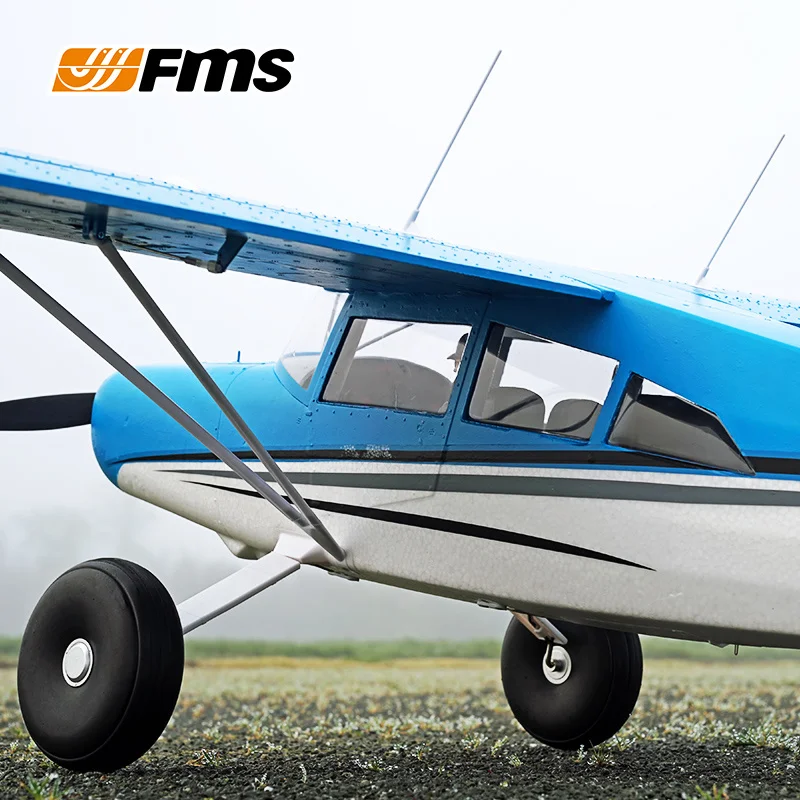 FMS 1500 مللي متر مول نموذج طائرة مجمعة واسعة النطاق طائرة ثابتة الجناح دخول المبتدئ نموذج طائرة كهربائية للتحكم عن بعد #4