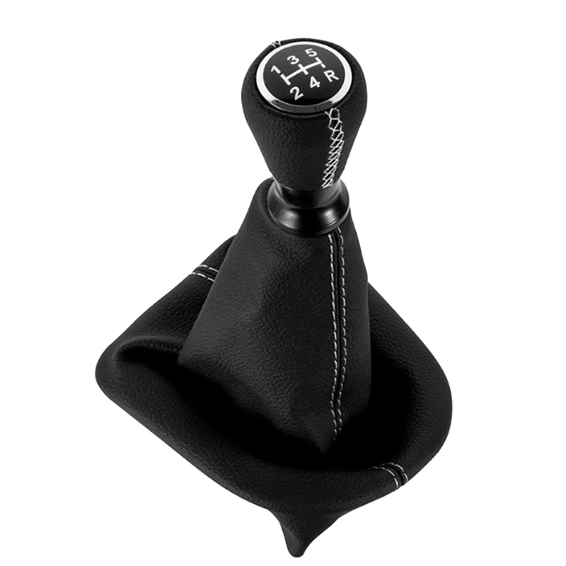 

AB56-Car PU Leather Gear Shift Knob Protective Cover Lever Shifter Dust Cover Forcitroen C3 C4 C5 207 307 406