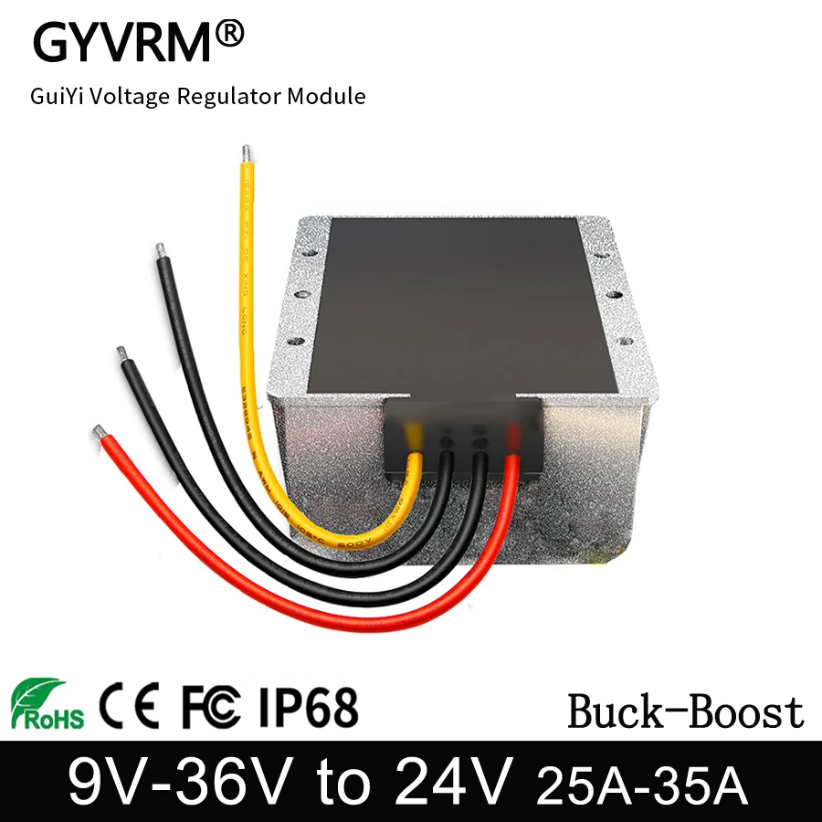 DC-DC 12V24V(9-36V) to 24V Voltage Regulator 9-36V to 24V 20A-35A voltage regulator 24v Automatic Voltage Regulator Converter