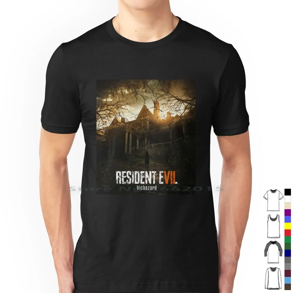 Vii T Shirt 100% Cotton Leon S Kennedy Ada Wong Ethan Winthers Jill Valentine Chris Redfield Claire Redfield Albert Wesker 9 10