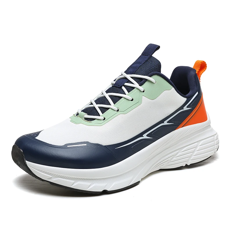 Wide Toe Box Men's Running Shoes Cushioned Extra Wide Width Non Slip Walking Shoes Breathable Athletic Training Sneakers for Men