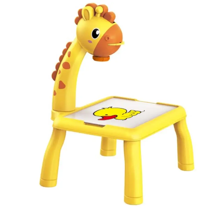 Prancheta de desenho de projeção de cervo elétrico multifuncional prancheta de aprendizagem desenho