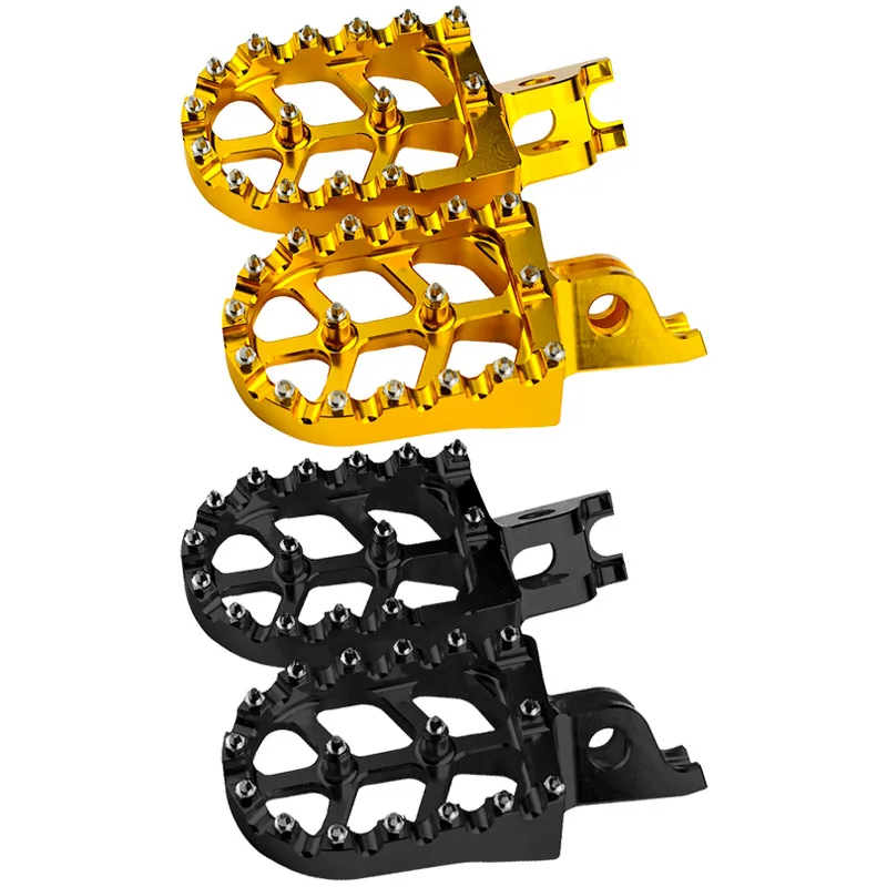 Motorcycle CNC Aluminum Alloy CRF125/250 Foot Pedal with Teeth, Multi-Color Options, Wear-Resistant and Durable