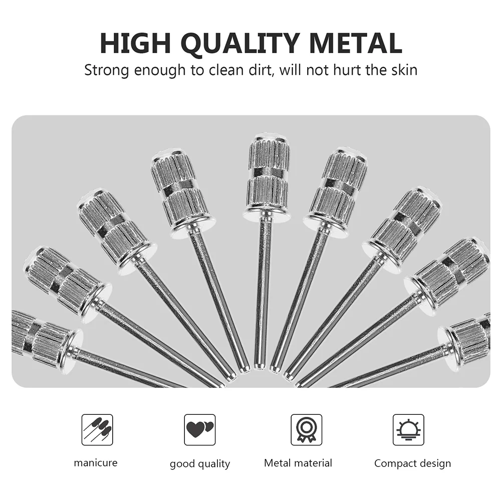 Nail File Ring Bearing Manicure Drill Bits Grinding Headset Tool