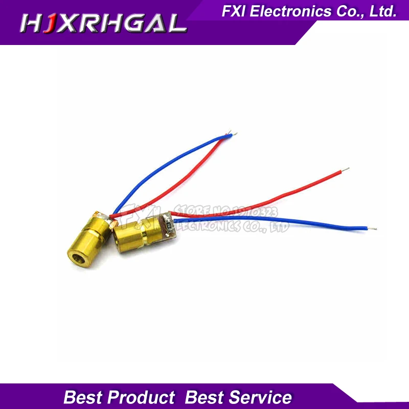 

100 шт. 3 В 650 нм 5 МВт регулируемый лазерный точечный диодный модуль красная медная головка лазерная указка новый