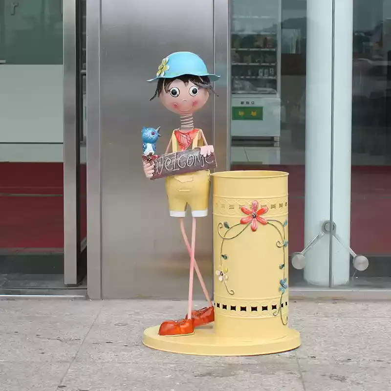 الشمال الحديد مظلة حامل داخلي مدخل حامل رف فندق اللوبي مدرسة مظلة التخزين المنظم #6