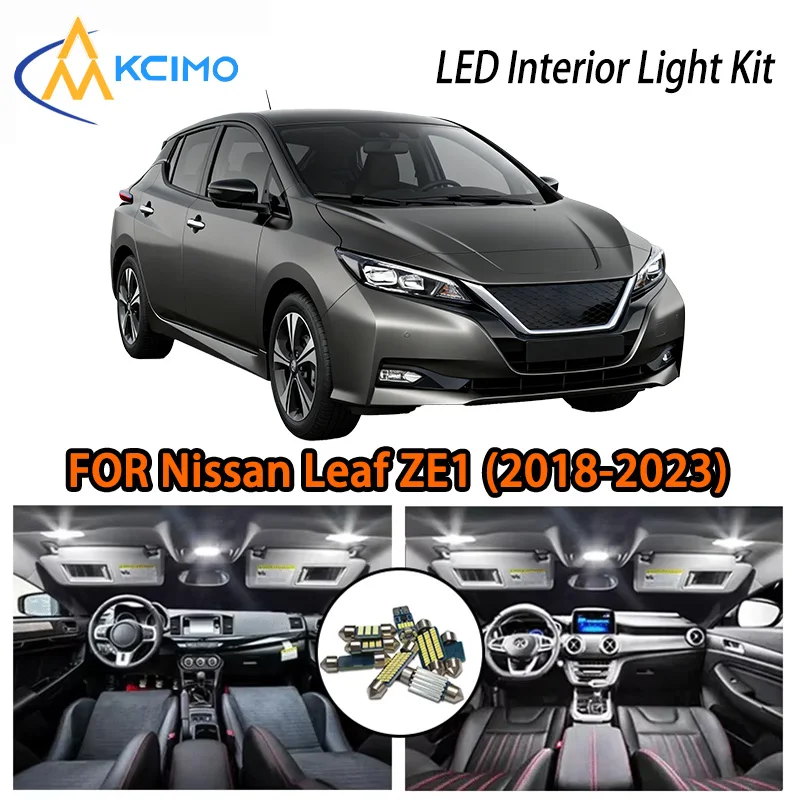 

KCIMO For Nissan Leaf ZE1 (2018-2023) Premium LED Interior Kit - 2 Colors , Quick Installation, Long-Lasting