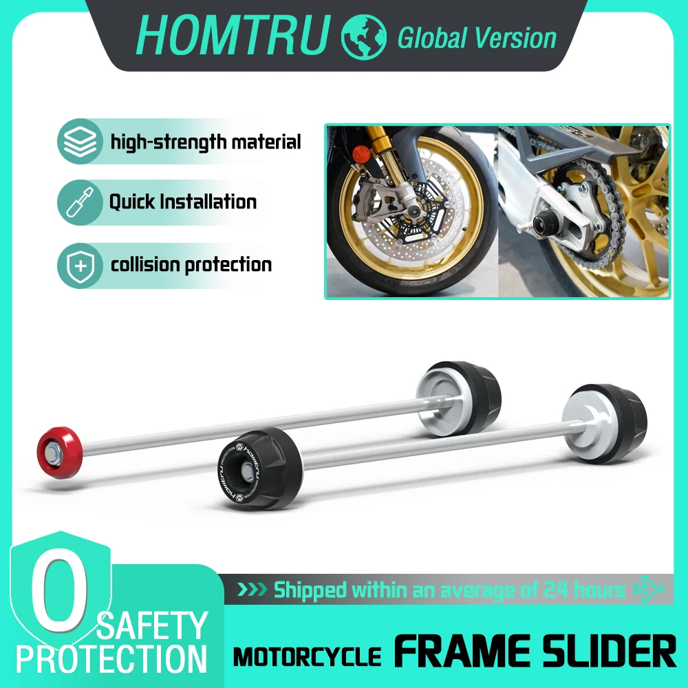 

Motorcycle Refitting Wheel Axle Protection Sliding Block Accessories For Aprilia RSV4/RR/RF/APRC/Factory Tuono V4 2011-2025