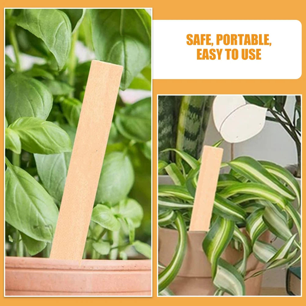 

Wooden Plant Labels Garden Markers Durable Lightweight Portable Lawn Tags DIY Plant Signage Vegetable Garden Labeling Tools