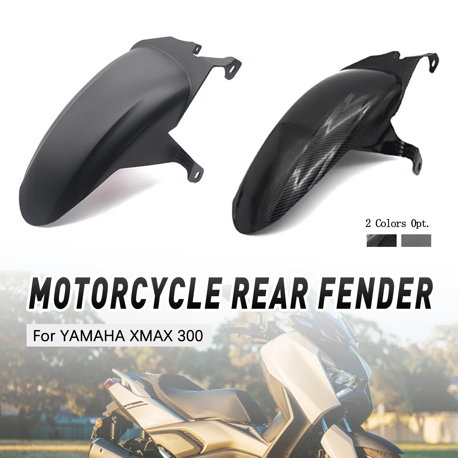 

Motorcycle Accessories Rear Fender Rear Mudguard For YAMAHA XMAX 300 XMAX300 X MAX300 2018 2019 2020 2021 2022 2023