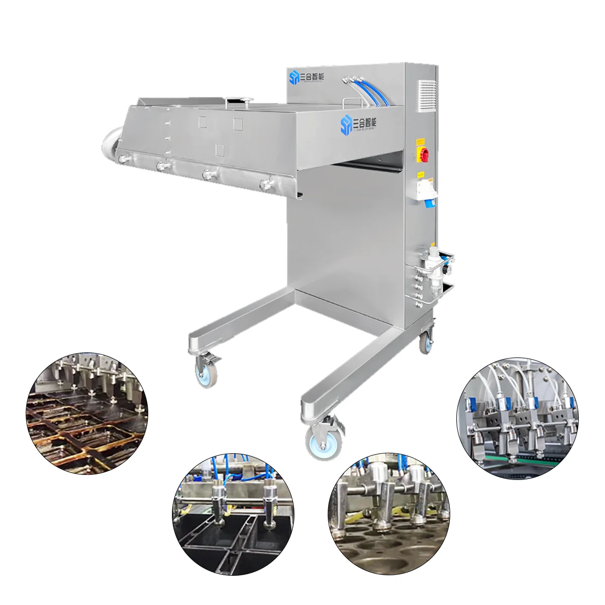 Cake Automatic Spray Molding Filling Machine Motorized Sprayer Chocolate Spraying Machine Water Spray Machine