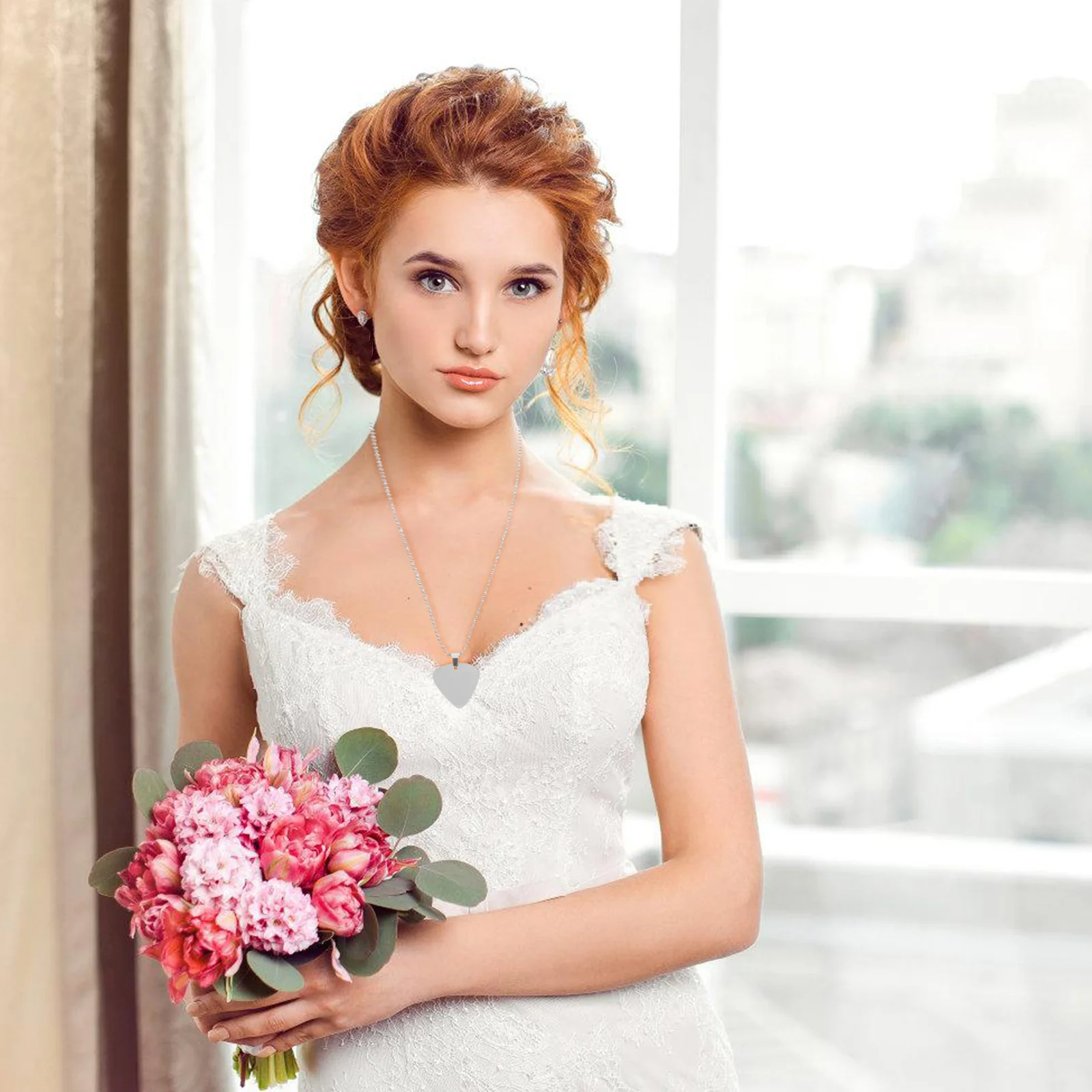 

Guitar Music Note Necklace Pick Charm Jewelry Picks Accessory Gear Pendant Chip