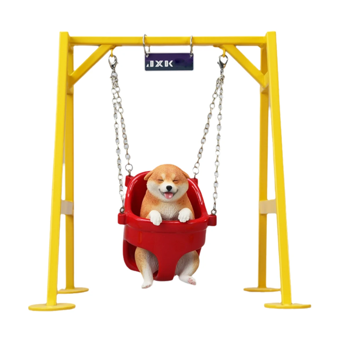 

HiPlay JXK Dog Swinging Shiba Inu 2.0 Expertly Hand-Painted Lifelike Safe Resin 1:6 Animal Figurine