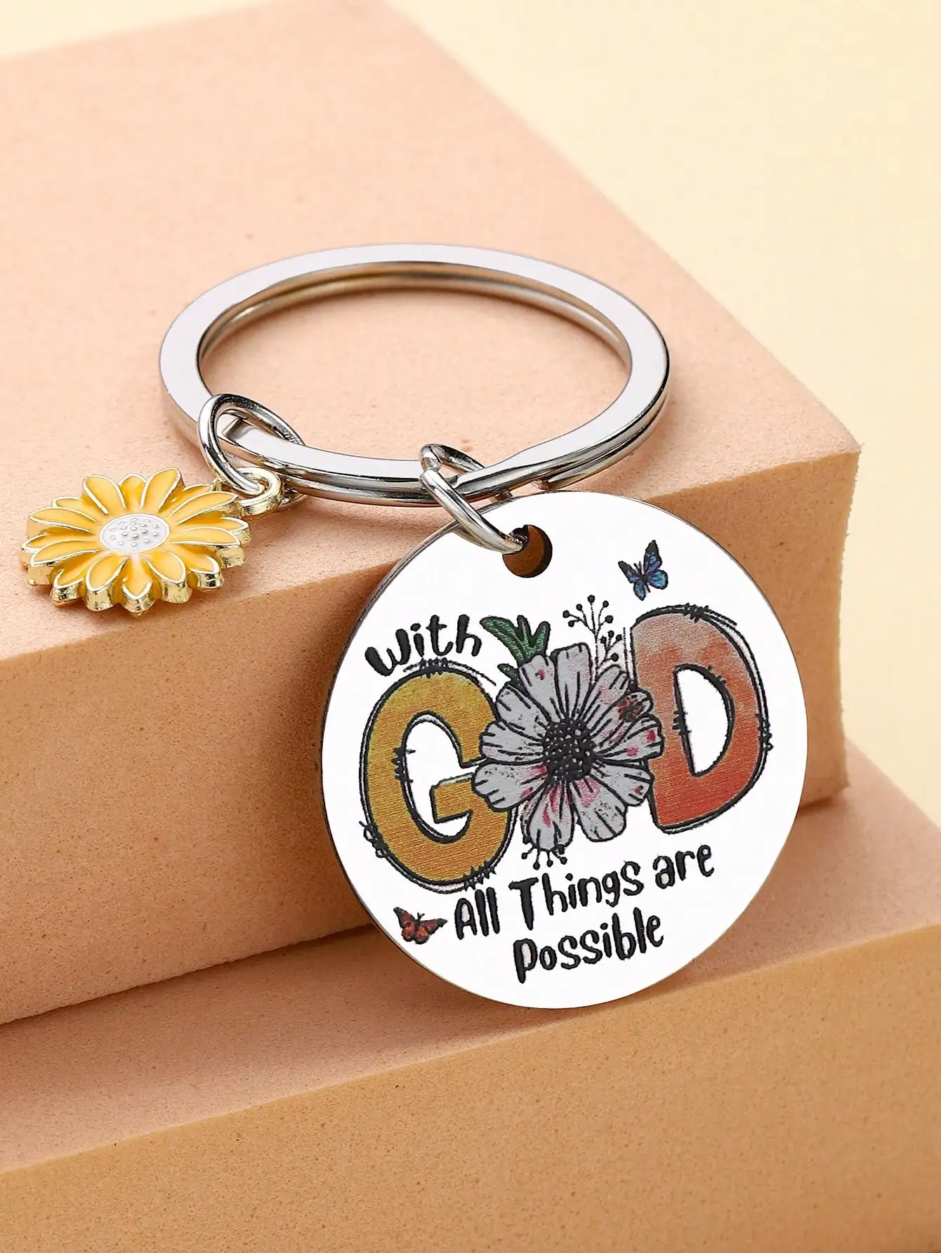 Christian Keychain Gifts For Women Men Inspirational Faith Based Gifts Personalized Religious Baptism Gifts Bible Verse Accessories Bulk Easter Basket Christmas Gifts For Women Adults Ideas Car Accessories Bag Charm School Cute Goth Y2k Gifts