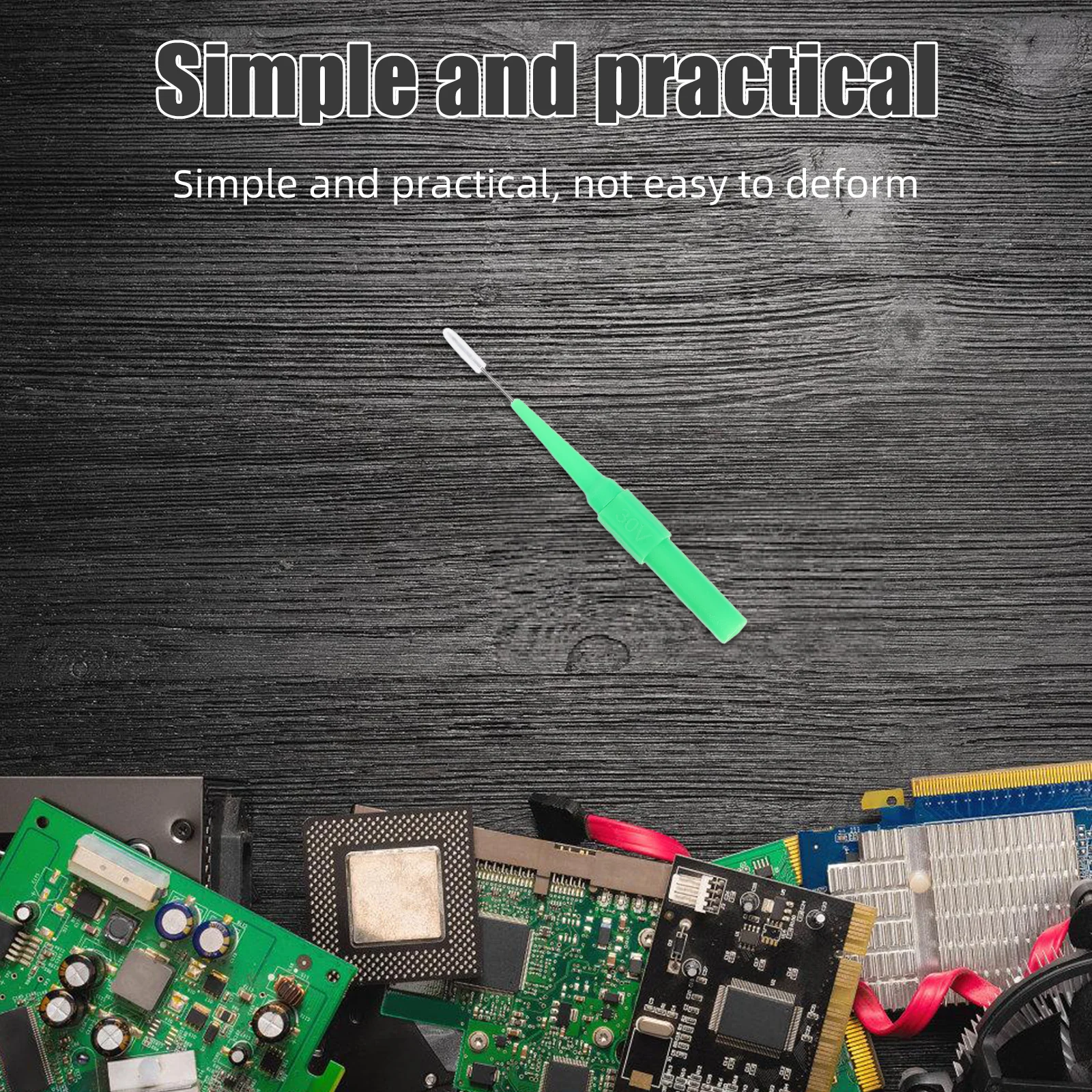 

10Pcs Multimeter Test Probes Kit 0.7mm Needle Tips for Automotive Electrical Testing Wire Piercing Probe Cable Back Probe Pin