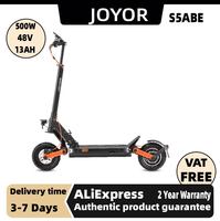 JOYOR S5(ABE) Certification Electric Scooter 500W Adult E-scooter 48V 13Ah Speed 20km/h Dual Disc Brakes 10\