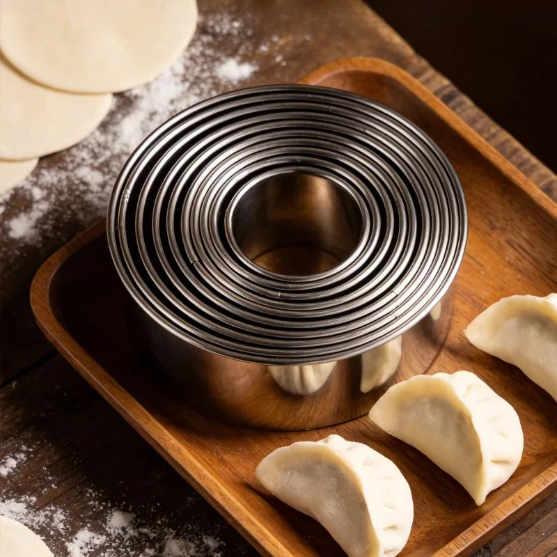 

LMM stainless steel dumpling skin mold pressing dumpling skin artifact mold