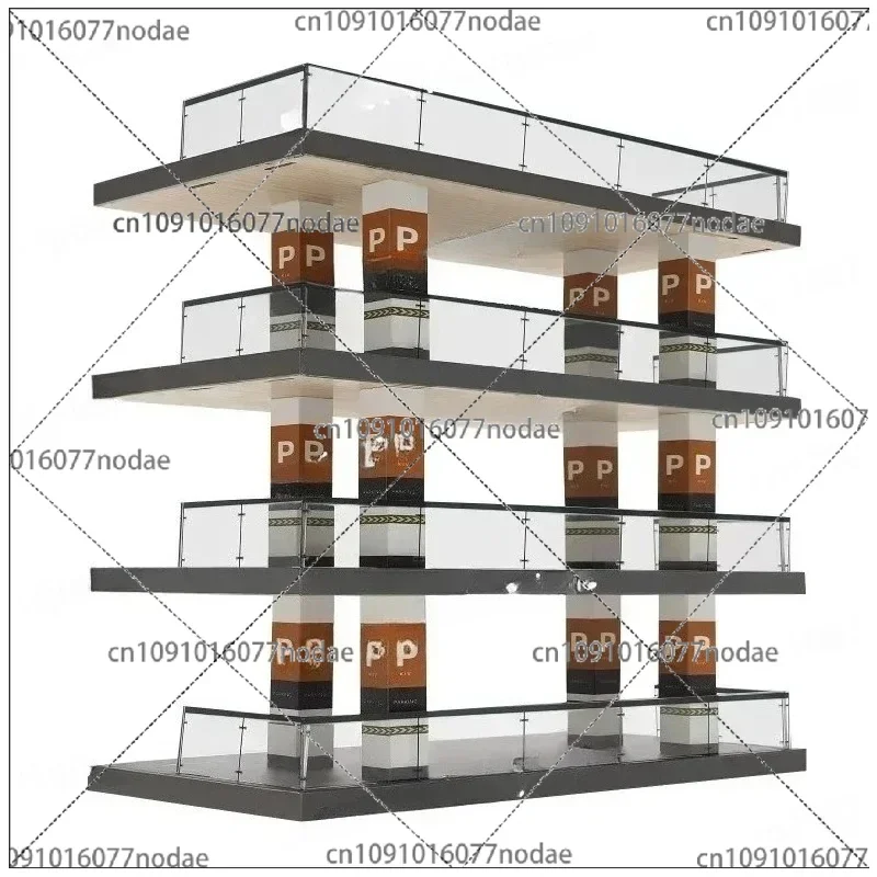 1:64 Diorama Parking Lot Scene Model Toy Model Car Garage Model for Car Parking Lot Display Mini Garage for Storage Collection
