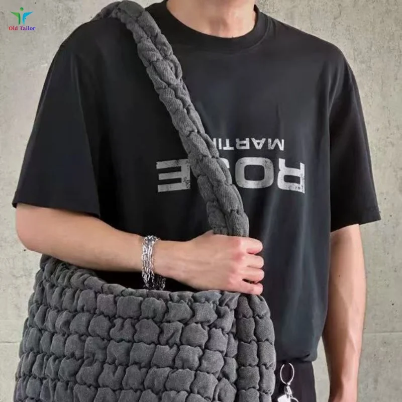 

26SS Martine Rose Reverse-Print Logo Washed Crewneck T-Shirt New Summer Loose-Fit Short-Sleeved T-Shirt Tops