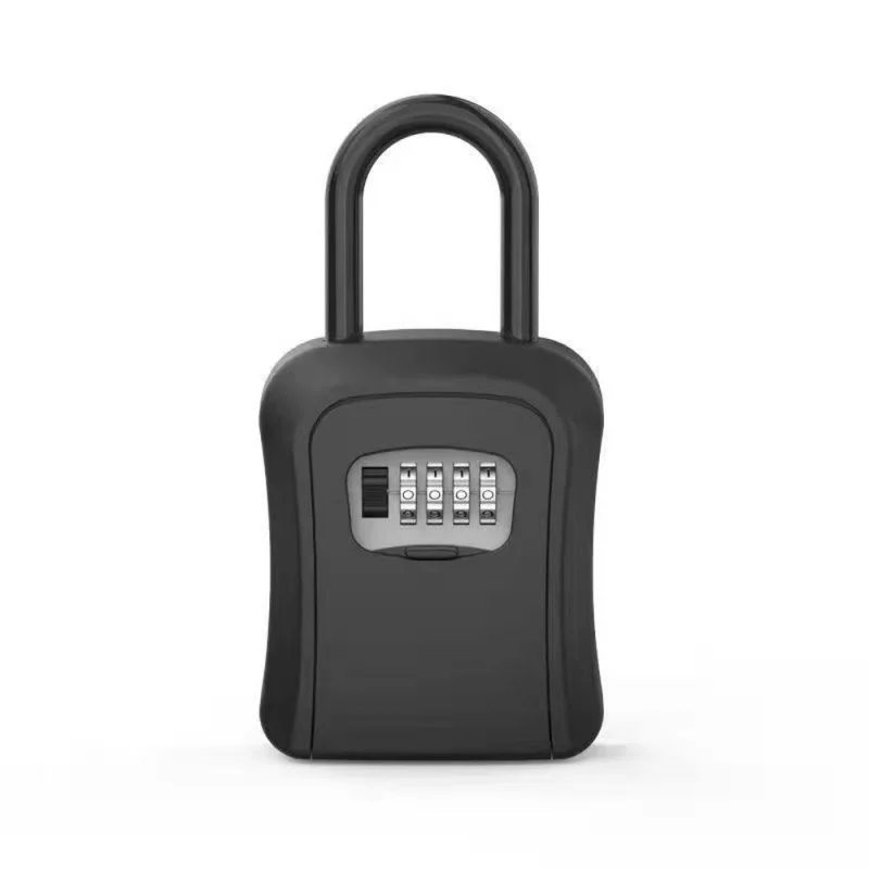 Wall Mount Key Storage Secret Box Organizer 4 Digit Combination Password Security Protection Code Lock Home Safe Deposit Box