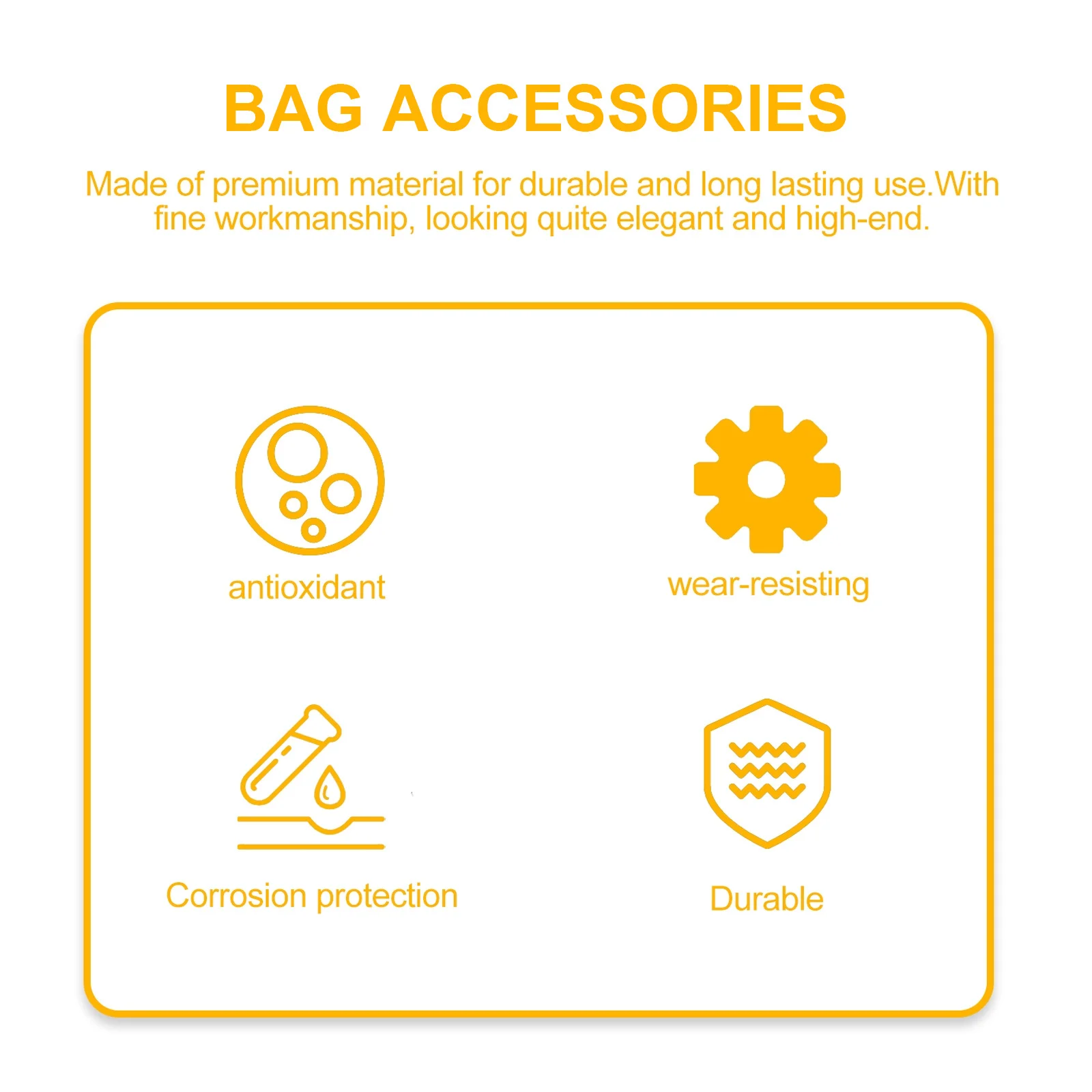 8Pcs Toolbox Corner Protector High Hardness Anti-Rust Smooth Surface Tool Case Corner Guard for Protection Audio Wooden Luggage