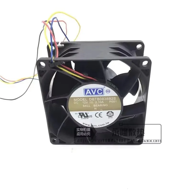

Authentic DBTB0838B2S 80 * 80 * 38MM 8CM12V 2.10A violent server chassis Cooling fan