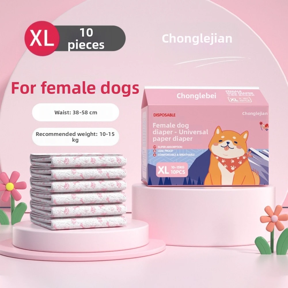 Portable Soft Disposable Dog Diapers Female Male Dogs Leak Proof Doggie Diaper Super Absorbent Puppy Shorts Nappies Pants