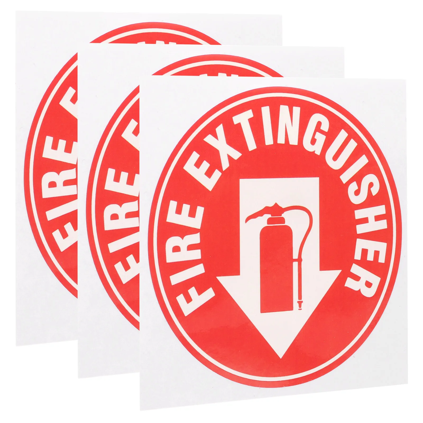 3 pcs Fire Sticker 4 5Inch Round Self Adhesive Safety Adhesive Fire Extinguisher Sticker Sign for Home Office Traffic