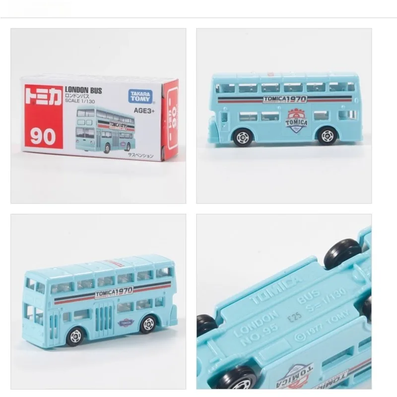 Takara Tomy Tomica No.90 LONDON BUS Auto Giocattoli Motore In Lega Pressofuso Modello In Metallo Per Bambini Regalo Di Compleanno Di Natale Giocattoli per Ragazzi e Ragazze